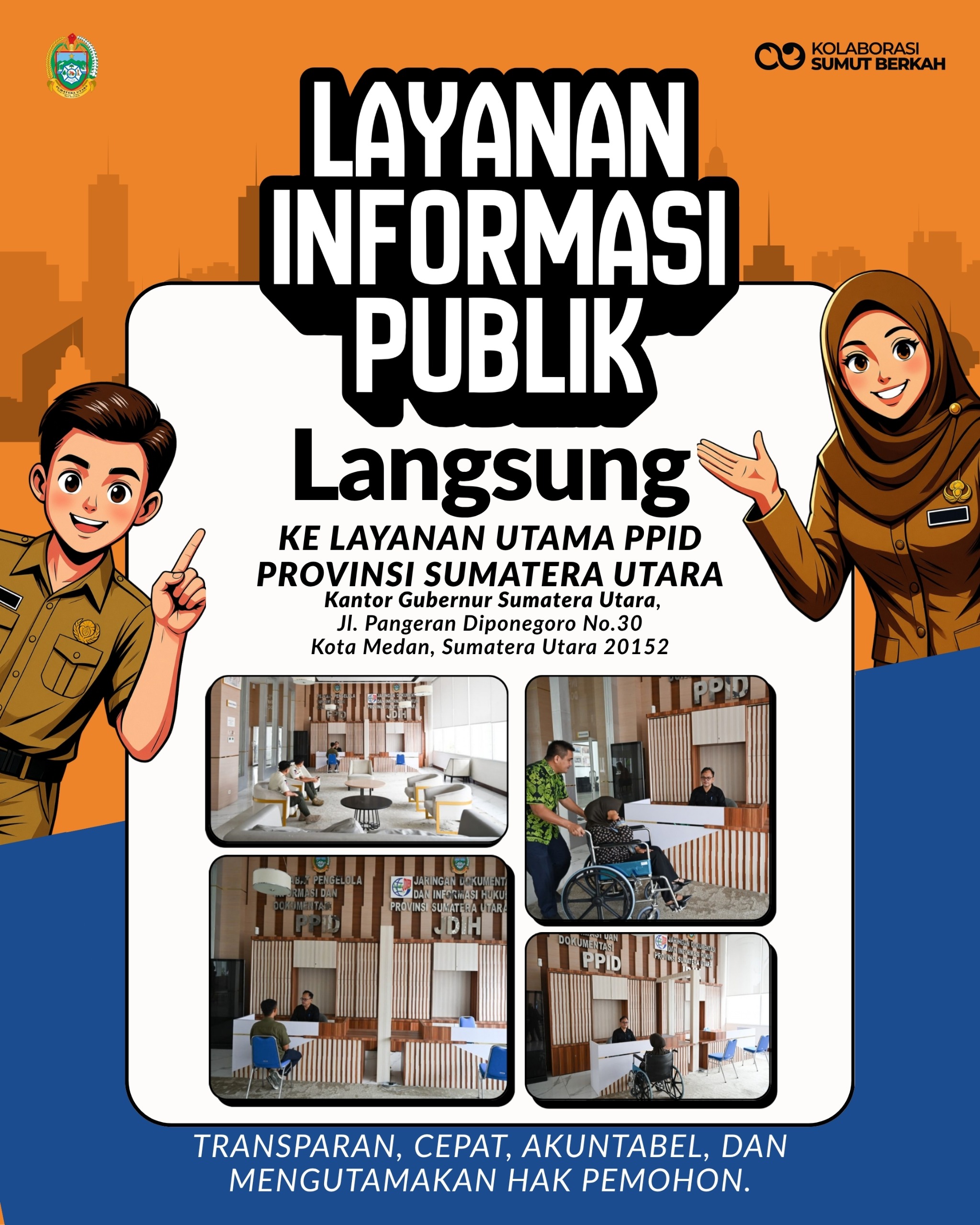 Pelayanan Informasi Publik Langsung PPID Pemprov Sumut